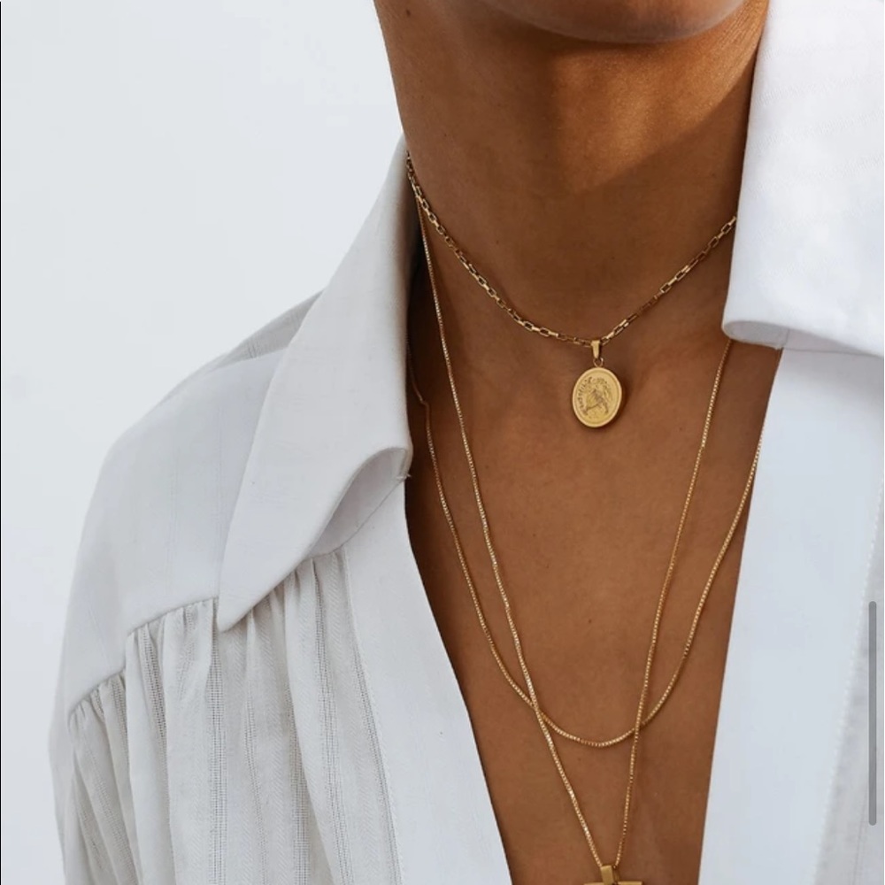 NIB Bagatiba Tiger Charm Necklace